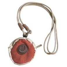 옵션에이 롱끈 스트랩씰 이어폰 주머니 케이스, 골덴레드, 1개