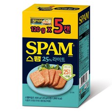 스팸 25% 라이트 노캡, 600g, 1개