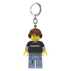 LEGO 迷你人偶鑰匙圈燈 電玩小子 KE217H, 1個, 混合色