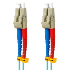 LC-LC 多模 OM3 10G 光纖跳線 CP-1817, 1個, 混合顏色, 10m