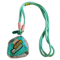 옵션에이 롱끈 스트랩씰 이어폰 주머니 케이스, 블루그레이, 1개