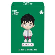 XOPLAY 世紀末青蘋果補習班 公仔與AR卡片組 百濟中學 金哲, 1套, 混合色