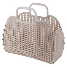 MmuMmu 可折疊快乾健身房沐浴籃, 米色