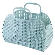 Meumyu 可展開式快乾健身房沐浴籃, 薄荷綠