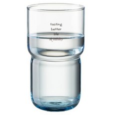 프렌치마르스 심플 텍스트 클래식 유리컵 롱 320ml MMM2293, 투명, 1개