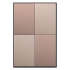 Gallery 通訊空白面板盲蓋 1個用 棕金色, 1個