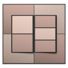 TILINS Gallery 1迴路 5聯開關 棕金色, 1個