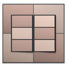 TILINS Gallery 1路 6開關 棕金色, 1個