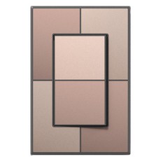 TILINS Gallery 1路開關 1聯 棕金色, 1個