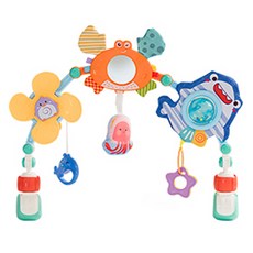 LUNA STORY 嬰幼兒用嬰兒推車汽車座椅吊飾玩具拱門, 海洋朋友, 1個