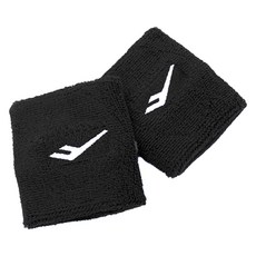 프로스펙스 테리 손목 밴드, 블랙, 2개