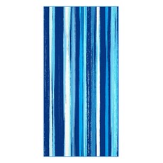 플로우코드 대형 해변 비치 타올, 스트라이프, 1개