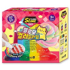 BOAZLin PLUMO DIY 彩色史萊姆 800g, 1個, 混合顏色