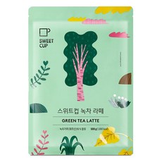 SWEET CUP 綠茶拿鐵粉, 500g, 1入, 1個