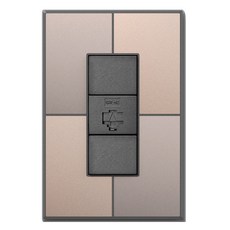 TILINS Gallery 通訊 RJ45 1孔 米金色, 1個