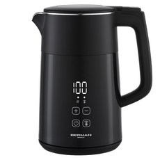 BERMAN 數位顯示無線電熱水壺, K223ND(黑色)