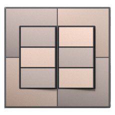 TILINS Gallery 1路6開關 米金色, 1個