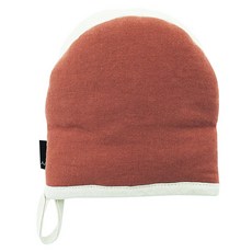 sosomoso 棉麻廚房手套, 磚紅色, 1個