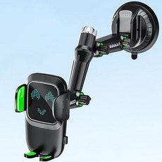 앞날창창 차량용 핸드폰 대시보드 흡착식 휴대폰 거치대, 그린, 1개