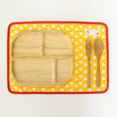 슈슈룸 防水便當餐盤墊, 小雞, 1個