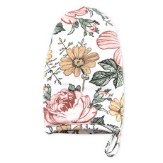 sosomoso 花卉廚房手套, 自然色, 1個