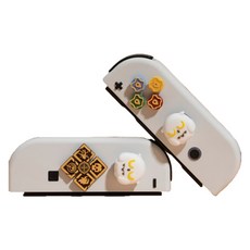 HOHOO 任天堂 Switch OLED 惡魔樂園 搖桿按鍵保護套, 單一商品, 1個, 神奇導引秘密