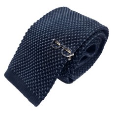 THOMAS VAILEY 別針裝飾針織領帶 Montana