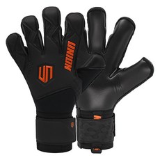 MARWI 台萬工業 Union MG 智能人體工學捲邊深色守門員手套 雙手套組 UN2515-994, 1套, 黑色 + 橘色