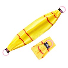 올웨일리 때밀이 스트랩 목욕 샤워 타월 TSP1745, 옐로우, 2개, 1개입