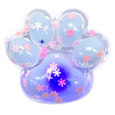 불빛 냥이 발바닥 젤리, 랜덤 발송, 4개