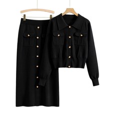 I'M MONG 女款Roberti開襟衫長裙兩件式套裝