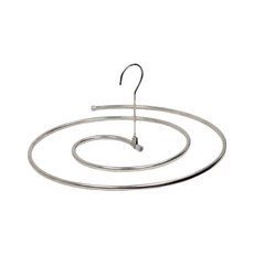 小麥購物 螺旋衣架 金屬款 C211 289g, 單一顏色, 2個