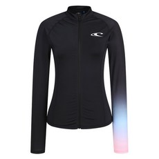 O'NEILL 女款 Sunset 拉鍊防磨衣 OWUJN6072, 黑色(OWUJN6072-199)