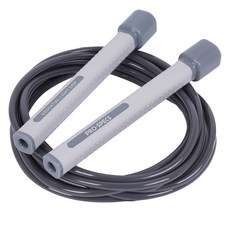 PRO-SPECS Essential 輕量握把超輕量培林跳繩, 1個, 淺灰色