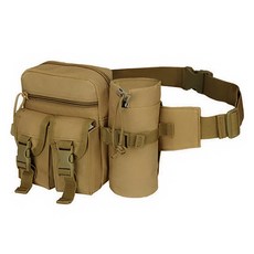 애드에딧 스포츠 인보틀 등산 힙색, 브라운