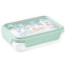 LocknLock 樂扣樂扣 3格分裝Tritan便當盒 1L, 薄荷綠, 1個