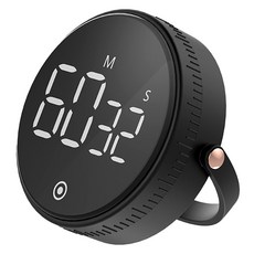 Gousse 數位旋鈕計時器, 黑色, 1個