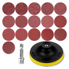 OON 원형사포 16종 + 백업패드 세트, 1세트