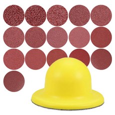 OON 手動砂磨機 + 圓形砂紙 16件組, 1套