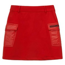 Gospheres 女款微蓬口袋設計A字裙 PW2FMS34