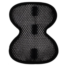 小麥購物 安全帽內襯 葫蘆型 E085 21g 4個, 黑色