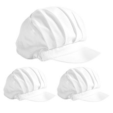 바른리빙 반망사 다용도 조리 위생모자, 화이트, 3개