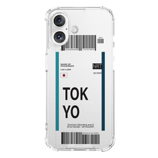 이루다 비행기 티켓 보딩패스 젤하드 휴대폰 케이스