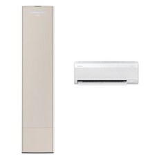 삼성전자 56.9㎡(17.2평) + 18.7㎡(5.7평) BESPOKE AI 무풍콤보 갤러리 스마트 2 in 1 홈멀티형 에어컨 AF80F17D21SRT 방문설치, 일반배관형