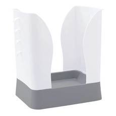 小麥購物 擴展垃圾桶 C548 243g 2個, 灰色 + 白色