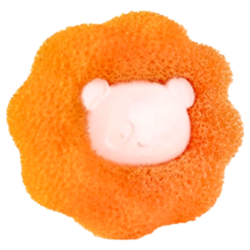 小麥購物 洗衣機清潔球 Y809 8g, 花形橘, 12個