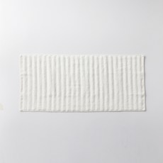 Raffineret Modern House 提花洗臉毛巾 230g 棉紗 40 x 90 cm, 1個, 象牙白