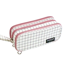 特別商店 大容量收納KING國高中生鉛筆盒, 白色, 1個