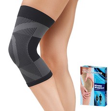 베노플러스 무릎 압박용 밴드 블랙 B108, 1개