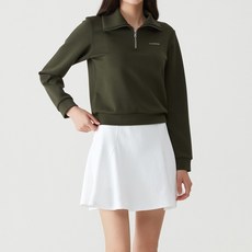 Gospheres 女款大翻領半拉鍊大學T PW3FMT29